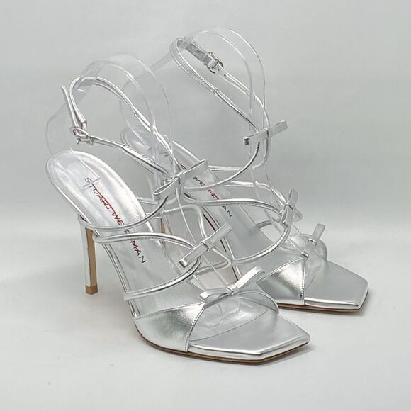 Stuart Weitzman Bow Strappy Sandals size 8.5 - Picture 2 of 11